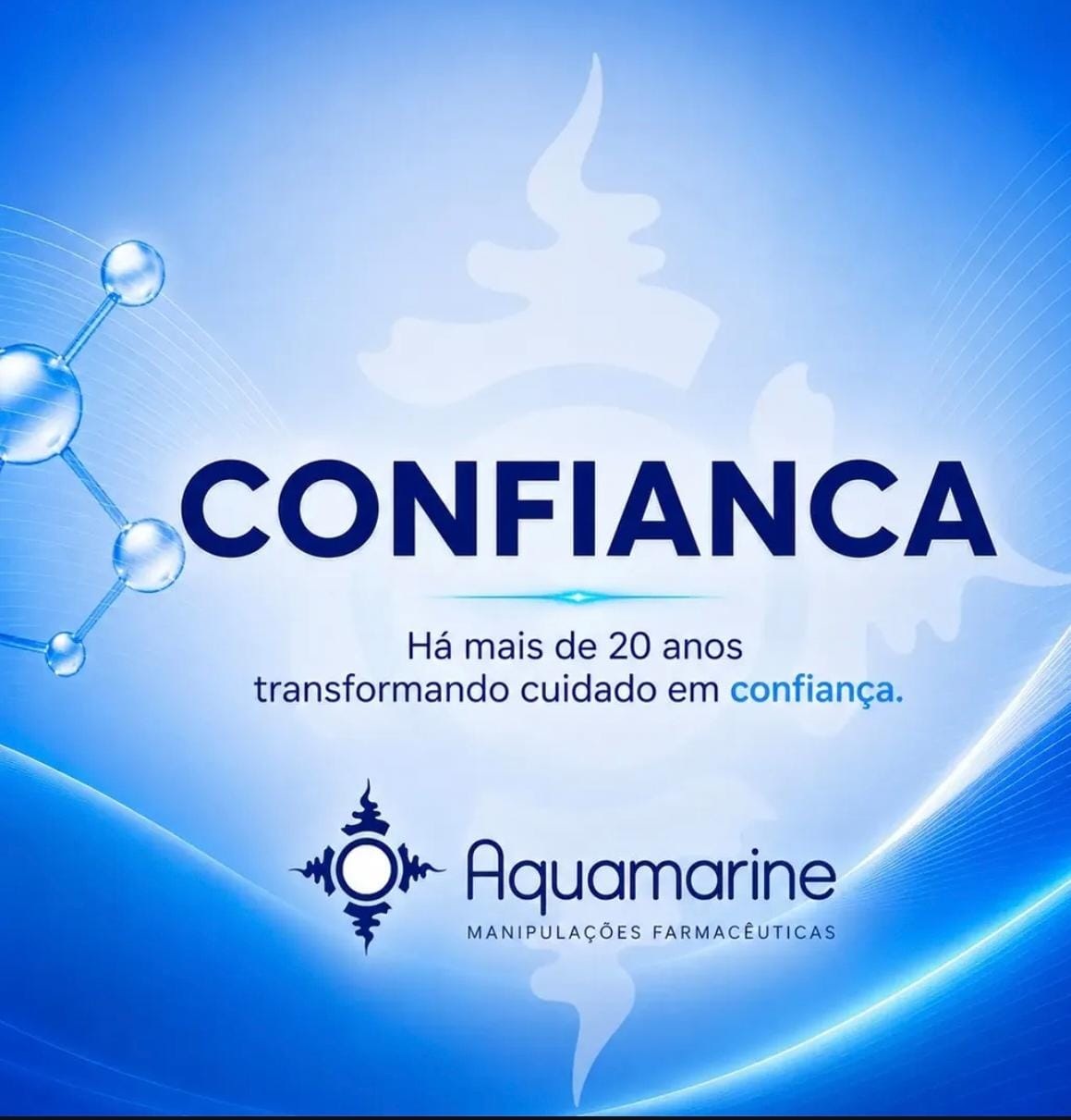 Aquamarine — há mais de 20 anos transformando cuidado em confiança